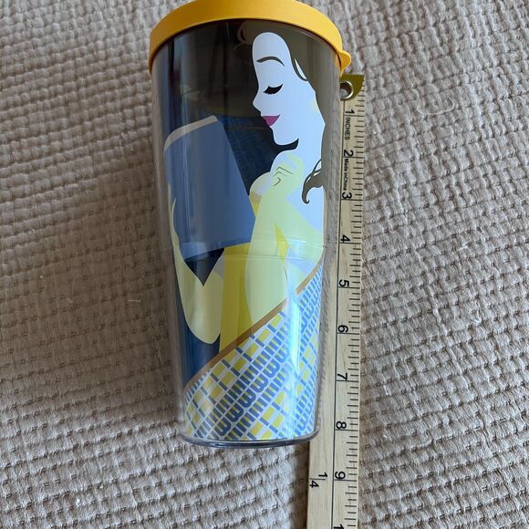 Tervis Tumbler Disney Beauty and The Beast Belle Reading 24 oz. Yellow NEW - Picture 5 of 5